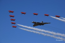 Vulcan and Red Arrows
